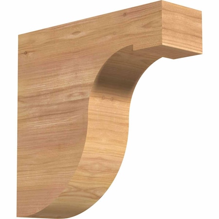 Ekena Millwork Del Monte Smooth Rafter Tail, Western Red Cedar, 3 1/2"W x 12"H x 12"L RFT04X12X12DEL00SWR